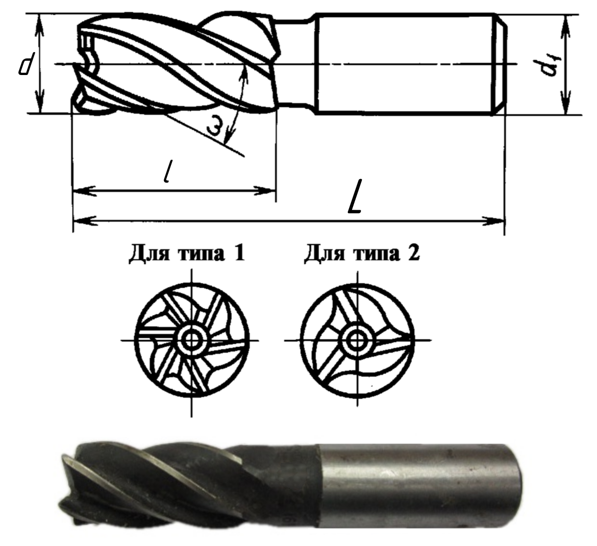 Концевая фреза картинка